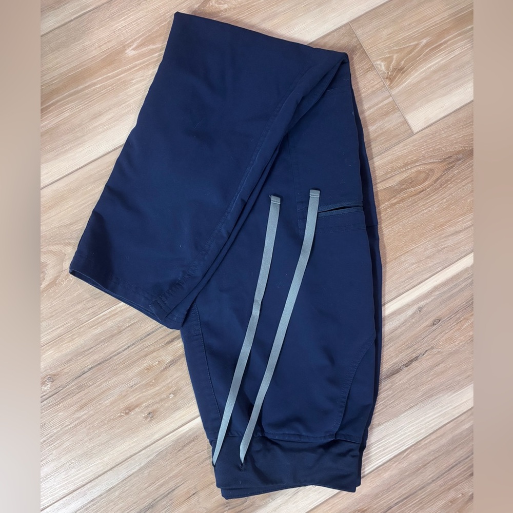 Navy Blue High Waisted Yola Skinny Scrub